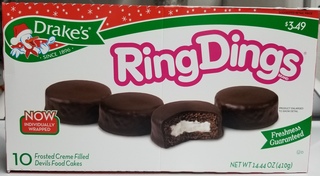 Ring Dings individually wrapped box of 10 larger box sizes below